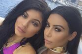 kylie jenner, kim kardashian
