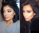 kylie jenner, kim kardashian