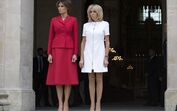 Melania Trump e Brigitte Macron