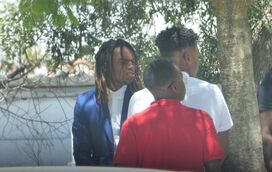Susto no batizado do irmão de Renato Sanches