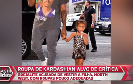 Kardashian criticada por vender roupas sexy para crianças