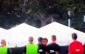 Neymar e ex-benfiquista em confronto físico