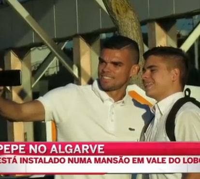 Pepe de férias no Algarve