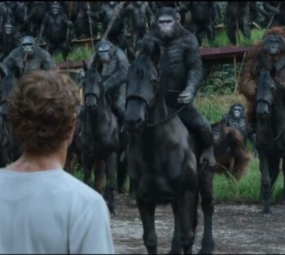 O regresso dos macacos em semana de filmes de ação