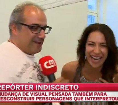 Repórter Indiscreto acompanha mudança de visual de Dânia Neto