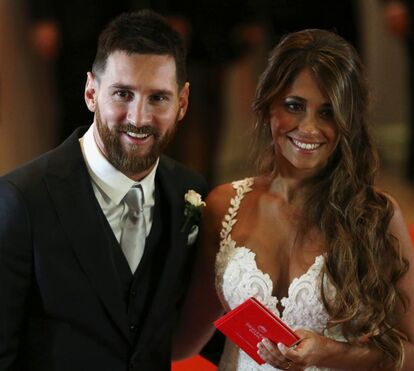 O casamento de Lionel Messi e Antonella Roccuzzo