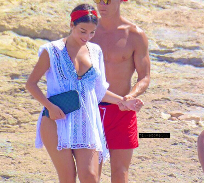 O sorriso de Georgina junto de Cristiano Ronaldo