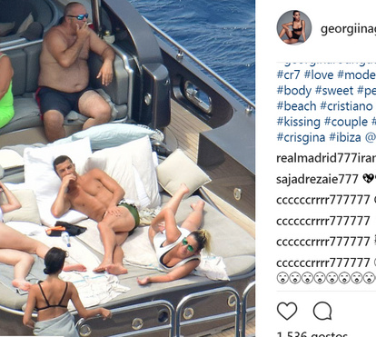 Iate de Cristiano Ronaldo em Ibiza custa 45 mil euros por semana