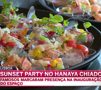 Sunset party no Hanaya Chiado