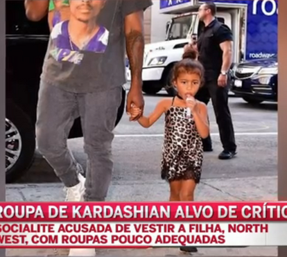 Kardashian criticada por vender roupas sexy para crianças