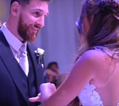 Leo Messi mostra em vídeo 'momento único' do casamento com Antonela Roccuzzo 