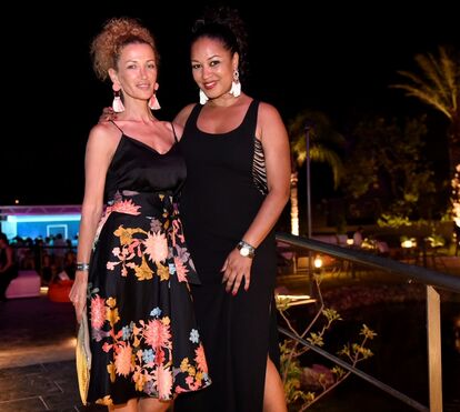 Lick: Sharam Diniz, William Carvalho e Carina Vaz na inauguração da nova discoteca de Vilamoura