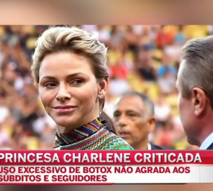 Pesadelo sem fim. Charlene operada outra vez e teve de levar anestesia geral 