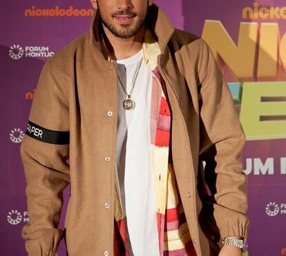 David Carreira aplaudido por crianças e adolescentes no Nick Fest no Montijo