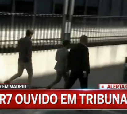Ricardo Regufe e Miguel Paixão acompanham CR7 no tribunal