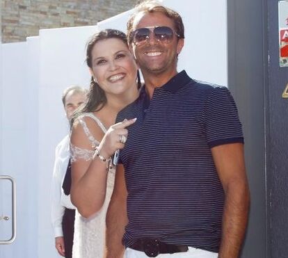 Katia Aveiro e ex-marido juntos no Algarve
