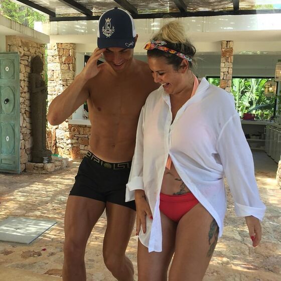 Katia Aveiro e Cristiano Ronaldo