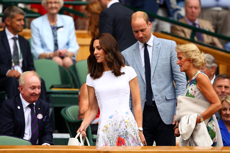 Wimbledon, kate, rodger federer, ténis