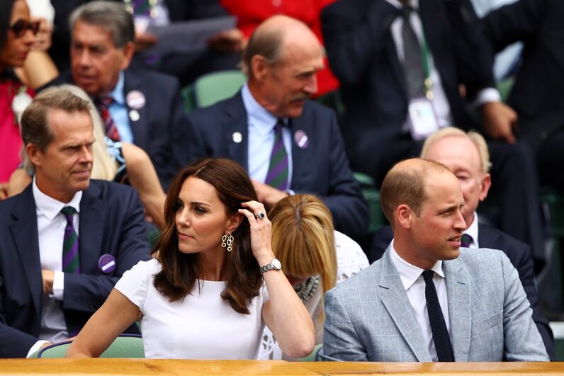 Wimbledon, kate, rodger federer, ténis