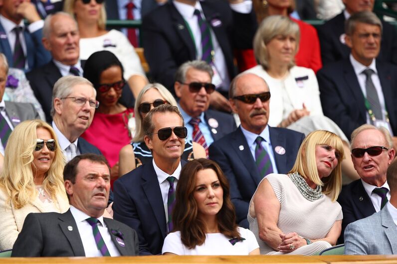 Wimbledon, kate, rodger federer, ténis