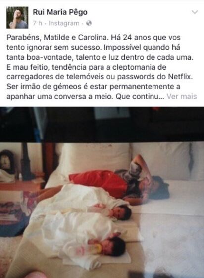 Rui Maria Pêgo, Carolina, Matilde