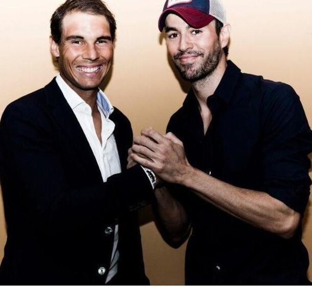 Enrique Iglésias e Rafael Nadal