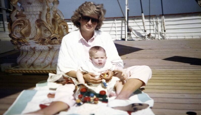 william, harry, diana