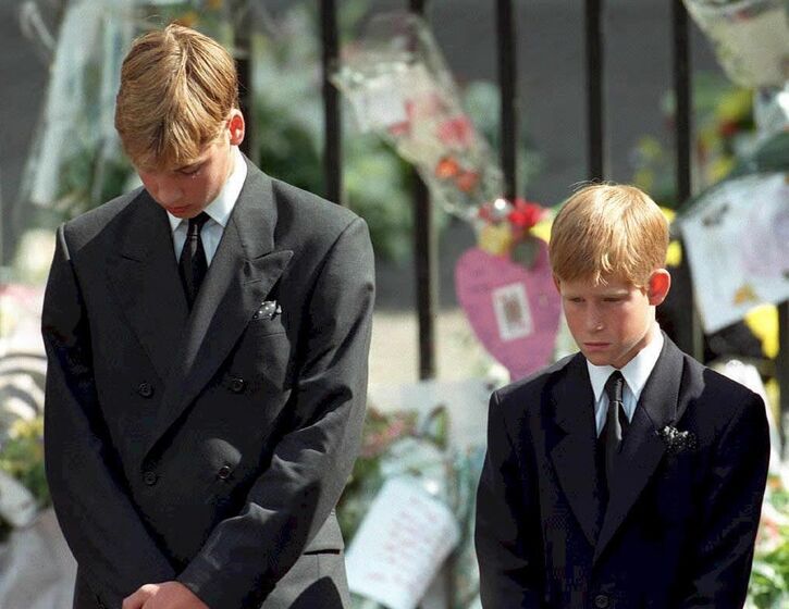 william, harry, diana