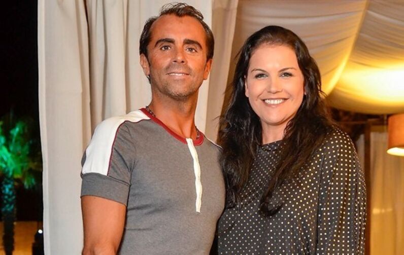 Katia Aveiro com José Pereira