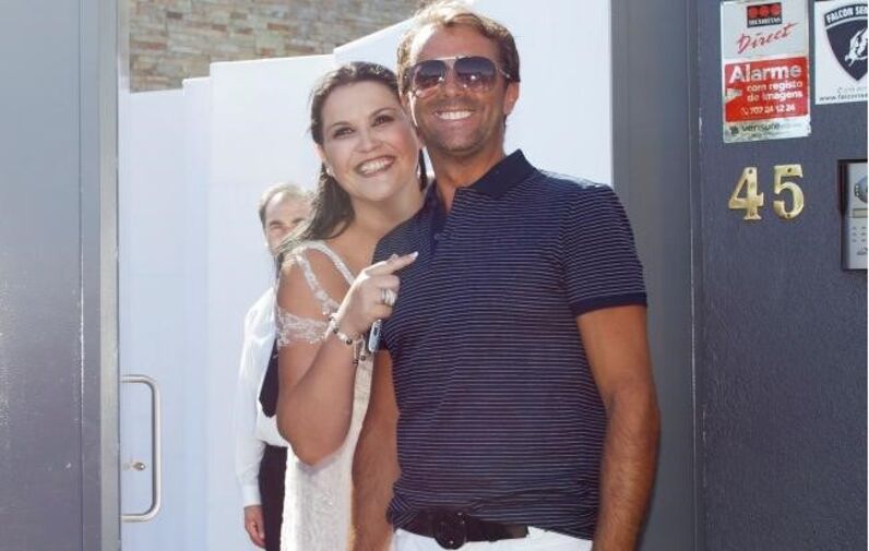 Katia Aveiro com José Pereira