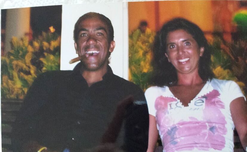 Numa imagem feliz, antes do acidente, José Luís Gonçalves e Isabel Gomes