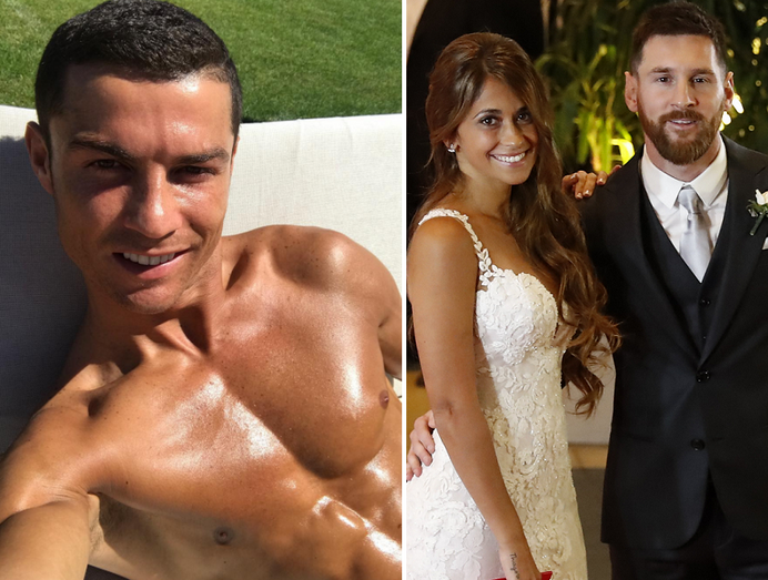 cristiano ronaldo, messi