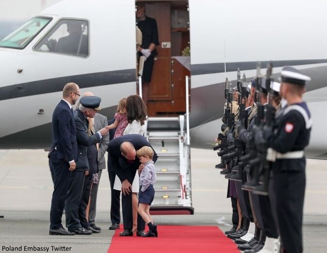 William, Kate, George e Charlotte