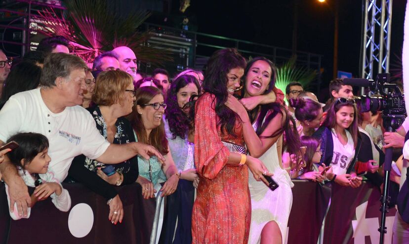 rita pereira e sofia ribeiro na festa de verão da TVI