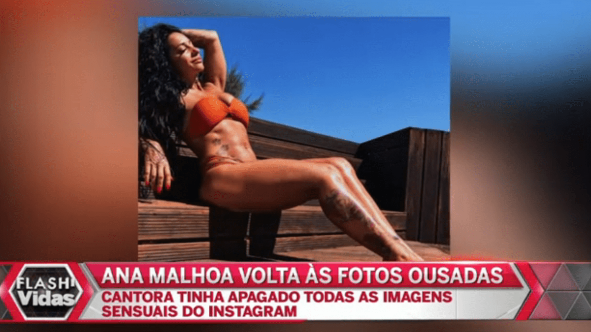 Ana Malhoa volta a mostrar-se seminua nas redes sociais