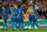 Ronaldo no jogo da supertaça espanhola Barcelona-Real Madrid