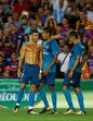 Ronaldo no jogo da supertaça espanhola Barcelona-Real Madrid