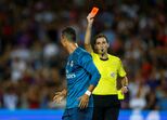 Ronaldo no jogo da supertaça espanhola Barcelona-Real Madrid