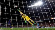 Ronaldo no jogo da supertaça espanhola Barcelona-Real Madrid