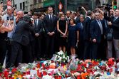 Letizia e Felipe de Espanha em Barcelona depois dos atentados
