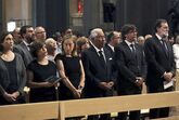 Marcelo, Letizia e Felipe em Barcelona depois do atentado 