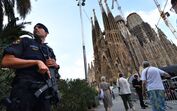 Marcelo, Letizia e Felipe em Barcelona depois do atentado 