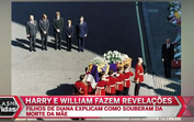William e Harry contam como souberam da morte da mãe