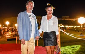 Fernanda Serrano e Pedro Miguel Ramos em saída noturna para desmentir separação