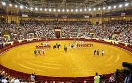 Cartel de triunfadores para a inauguração do Campo Pequeno