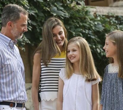 Reis de Espanha já estão em Maiorca... mas por poucos dias