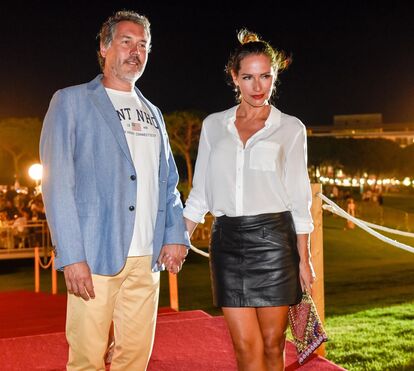 Fernanda Serrano e Pedro Miguel Ramos em saída noturna para desmentir separação