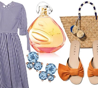 Quinta-feira: vestido de padrão vichy