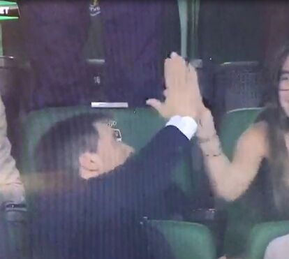 Bruno de Carvalho festeja golo de Bas Dost em Alvalade