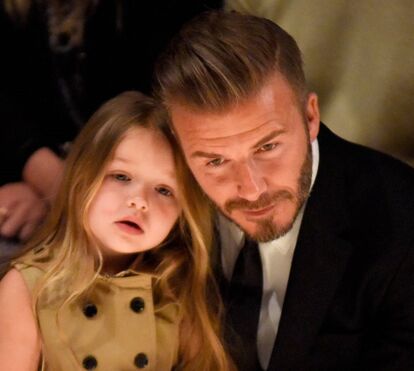 Antigo futebolista David Beckham oferece castelo à filha de 6 anos